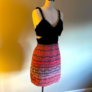 Saylor cutout mini dress